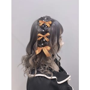 ナチュラル可愛い☆編みたらしアレンジ