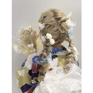 編み込みツインテール☆