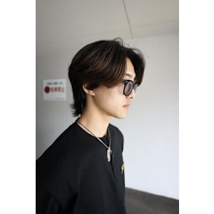 センターパート／メンズショート／平塚美容室