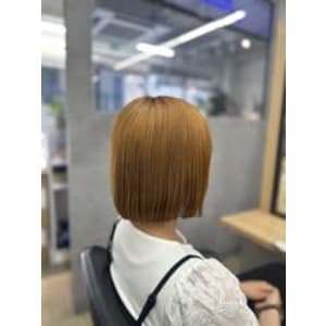 切りっぱなしオレンジボブ