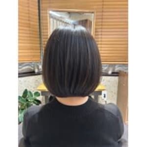 ツヤ髪/簡単スタイリング/軽めボブ