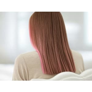 レッドカラー/ケアカラー/髪質改善カラー/艶と透明感