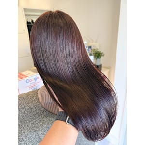 ◆ピンクカラー◆艶髪◆ストレート