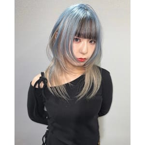 アンブレラカラー　デザインカラー　ハイトーン　原宿/表参道