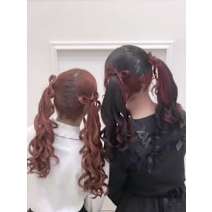 ハートが可愛いツインテール♪