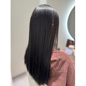 艶感メテオカラー×暗髪シルバーカラー『銀座/個室』