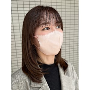 ミディアムレイヤーカット/白髪染め