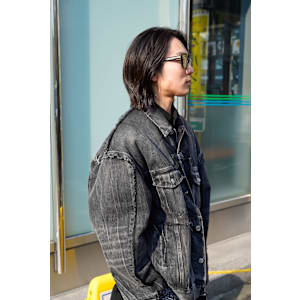 メンズストレートロング