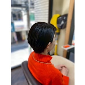 美髪ストレート矯正カラー