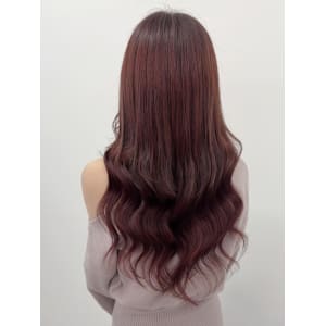 ボルドーロングヘアー 120本