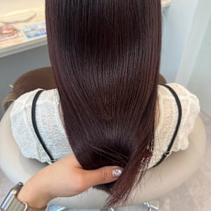 髪質改善/カシスピンク/艶カラー/酸熱トリートメント