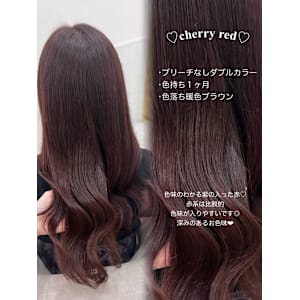 ＊ブリーチなしダブルカラーチェリーレッド＊rina - Lilme【リルミー】掲載中