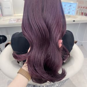 シークレットハイライト/カシスパープル/艶髪デザイン