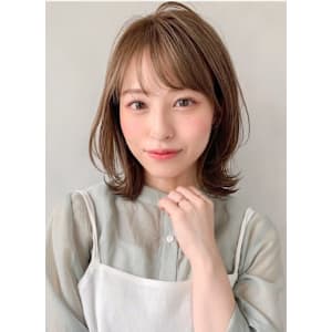 【ミディアムボブ】