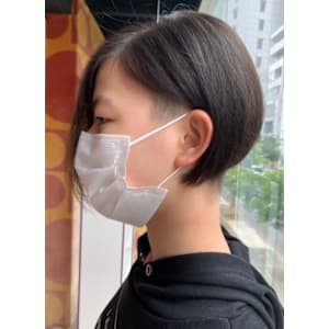 【WORKS】ツーブロック前下がりボブ