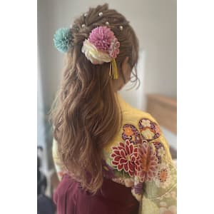 卒業式⭐袴ハーフアップhair set - 半個室型美容室 Sourire 箱崎店【ハンコシツガタビヨウシツスーリールハコザキテン】掲載中
