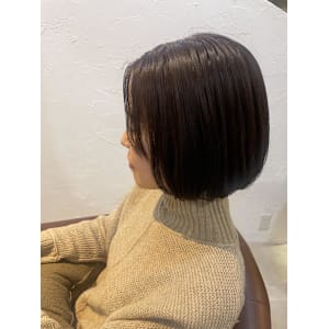 ツヤ感Bob×インカラミトリートメント - 半個室型美容室 Sourire 箱崎店【ハンコシツガタビヨウシツスーリールハコザキテン】掲載中