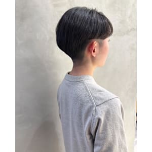 センターパート/メンズカット