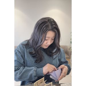 □春おすすめラベンダーグレーハイライト 