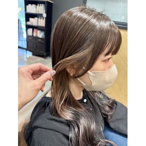 ロングヘア☆イヤリングカラー