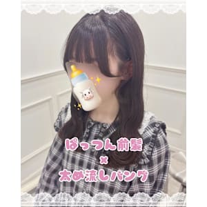 ぱっつん前髪×太め流しバング＊まゆ - Lilme【リルミー】掲載中