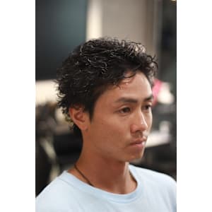 フェザーカールショートパーマ