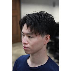 ショートセンターパート×ツイストスパイラル