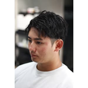 癖だしパーマ×メンズショート