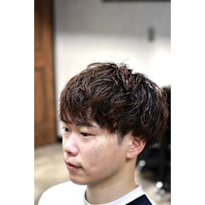 弱めカール2ブロックショート