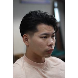 フェード×かきあげスタイル