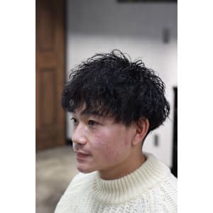 王道ツイストスパイラルパーマ