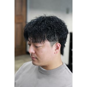 2ブロックスパイラルパーマスタイル