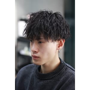 メンズツイストスパイラルパーマ