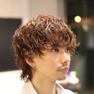 ショートウルフパーマ