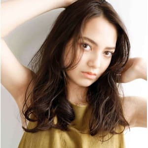 ニュアンス巻きロング