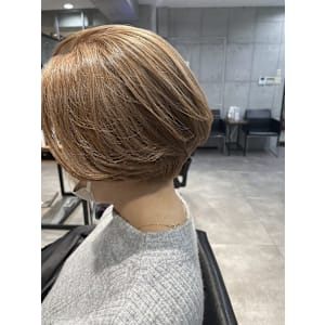 エレガントボブ☆ミルクティベージュ