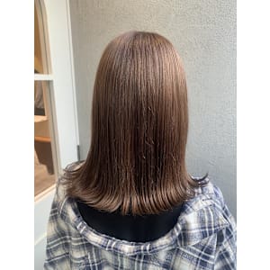 艶感ブラウンヴェールカラー