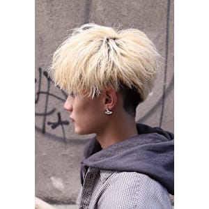 【ほつれ束感】ハイトーンマッシュ