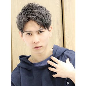 爽やかハーフアップショート