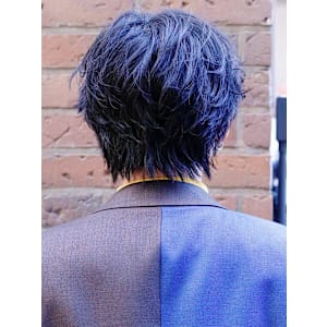 【横顔決まる】毛流れセンターパートウルフ