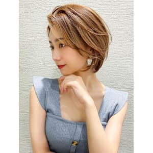美髪大人ショート丸みマッシュショートイメチェン分け目なし - AFLOAT/L 錦糸町【アフロートエル】【アフロートエル キンシチョウ】掲載中