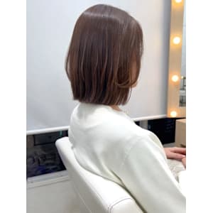 【新井】ぷつんとボブヘア♪透明感ブラウンベージュカラー