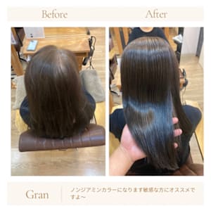 お客様髪質改善データ1713（ノンジアミンカラー） - Grand × AtlierDonguri【グランバイアトリエドングリ】掲載中