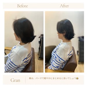 お客様髪質改善データ1714（春パーマ）