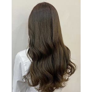 ブリーチオンカラー/艶感ダークブラウン