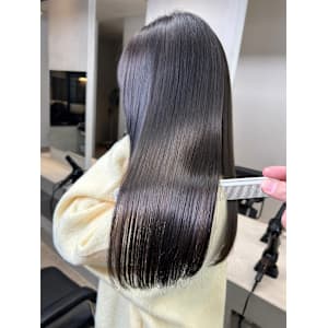 髪質改善×グレージュ