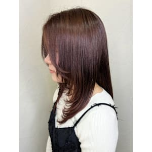 【Reir_下北沢】*顔まわりレイヤー+バーガンディ*