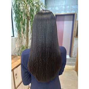 酸性ストレート/暗髪つやカラー/髪質改善トリートメント