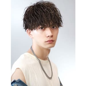 波巻きツイストスパイラルパーマMIX