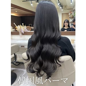 銀座店1番人気メニュー「韓国風パーマ」